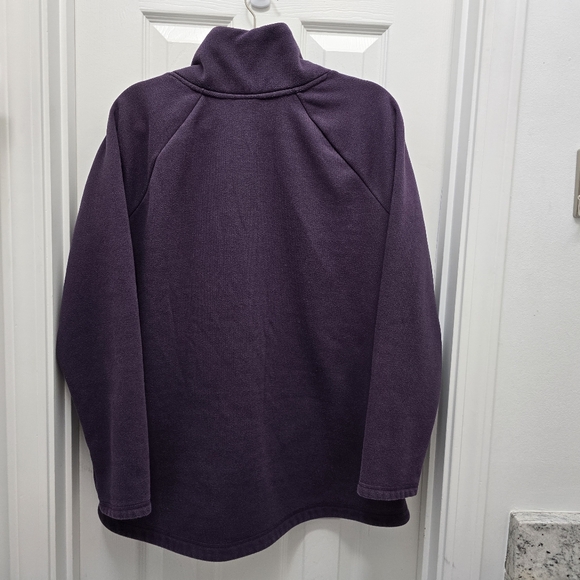 Women's Athleta cozy Karma Asymmetrical pullover sweatshirt/ sweater Sz L - Picture 2 of 16